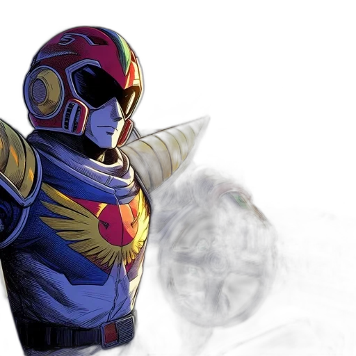 robot, mask, concept art, comic book art, 3d render, fantasy art, outer space, inside transparent PNG cut-out