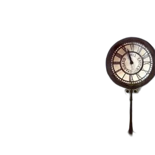 staff, umbrella, furniture, weapon, 3d render, photorealistic, large, clock transparent PNG cut-out