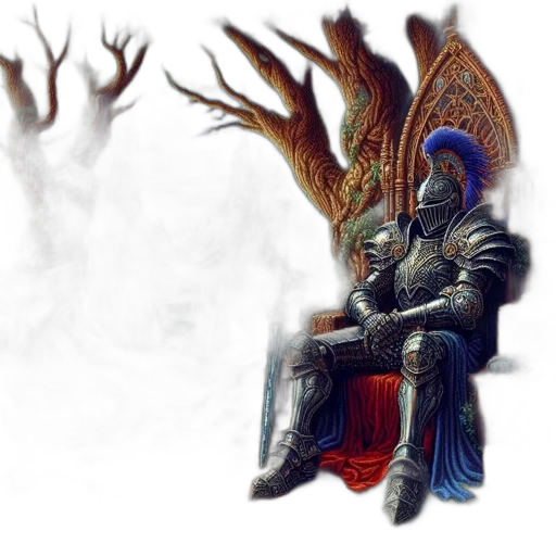 dragon, sword, crown, mask, fantasy art, concept art, pixel art, comic book art transparent PNG cut-out