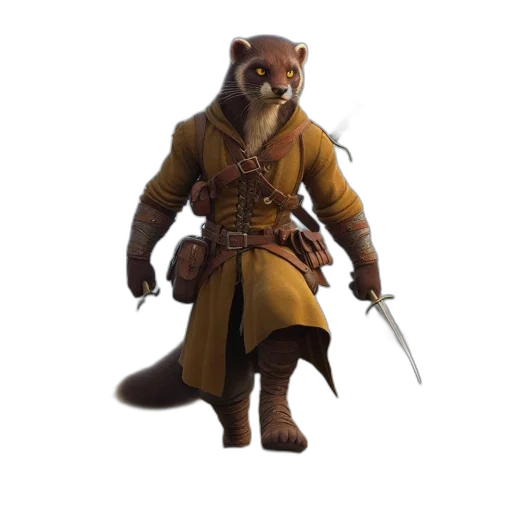 staff, animal, creature, weapon, concept art, fantasy art, 3d render, comic book art transparent PNG cut-out