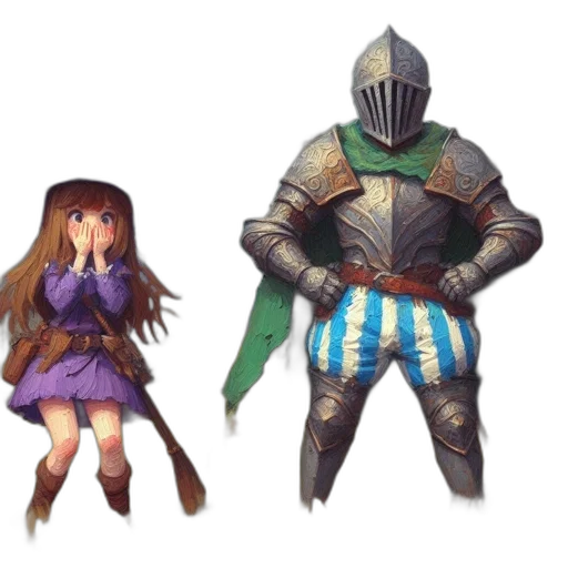 sword, weapon, mask, creature, concept art, pixel art, fantasy art, watercolor transparent PNG cut-out