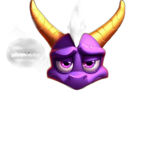 mask, dragon, crown, staff, 3d render, concept art, pixel art, fantasy art transparent PNG cut-out