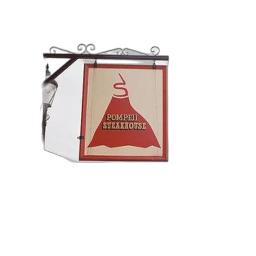 jewelry, umbrella, hat, sign, pompeii, steakhouse, hangs, brick transparent PNG cut-out
