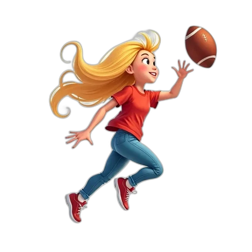 hair, cartoon, concept art, fantasy art, pixel art, girl, blonde, depicted transparent PNG cut-out