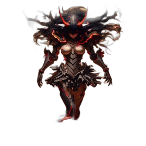 mask, creature, weapon, concept art, fantasy art, pixel art, comic book art, dark transparent PNG cut-out