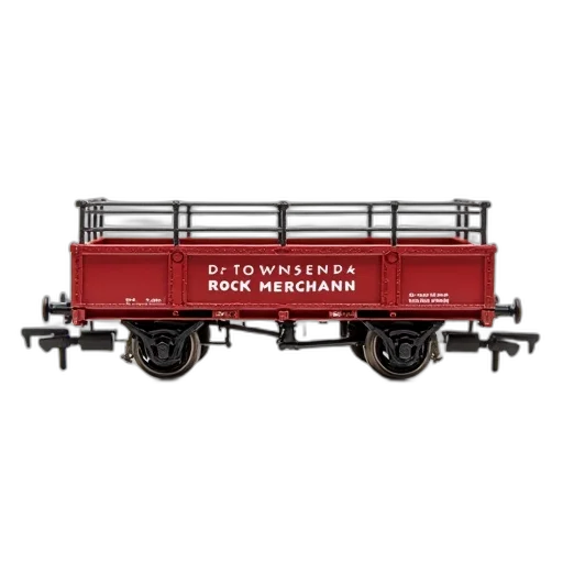 red, train, car, words, townsend, rock, merchant, written transparent PNG cut-out