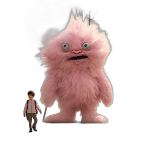 creature, animal, staff, hair, concept art, 3d render, fantasy art, photorealistic transparent PNG cut-out