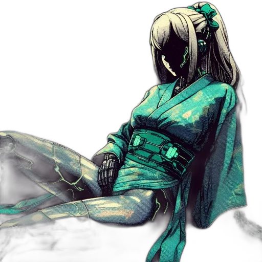 sword, mask, dress, weapon, concept art, fantasy art, cyberpunk, anime transparent PNG cut-out