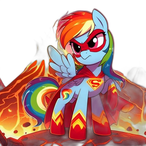 concept art, fantasy art, comic book art, pixel art, fire, mythical, creature, resembling transparent PNG cut-out