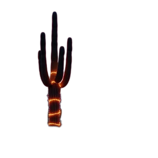 jewelry, staff, crown, weapon, 3d render, neon lights, desert, landscape transparent PNG cut-out