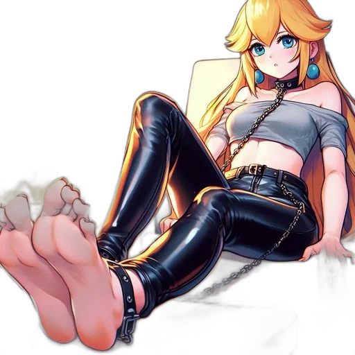 weapon, shoes, anime, pixel art, concept art, cartoon, neon lights, golden transparent PNG cut-out