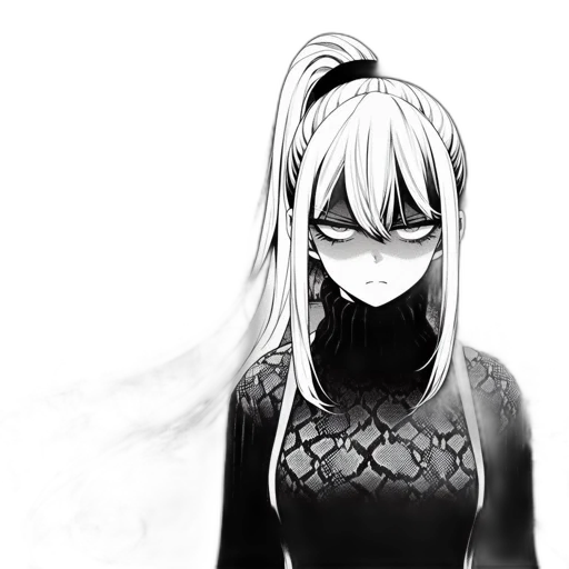 mask, dragon, face, dress, anime, fantasy art, concept art, cartoon transparent PNG cut-out