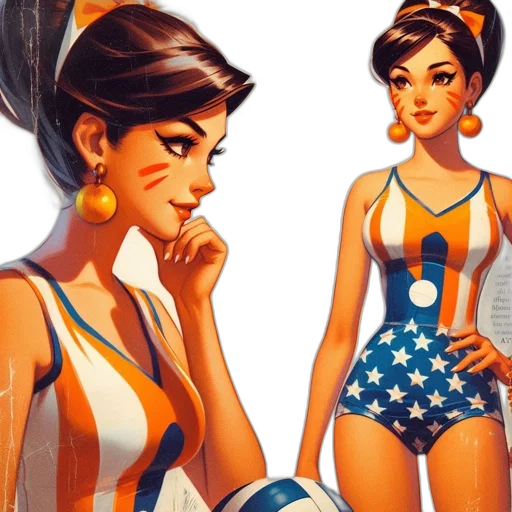 dress, comic book art, concept art, cartoon, photorealistic, animated, stylized, female transparent PNG cut-out