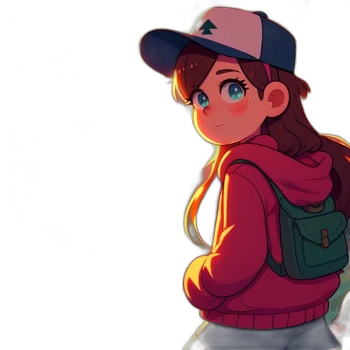 jacket, hat, face, dress, anime, watercolor, concept art, cartoon transparent PNG cut-out