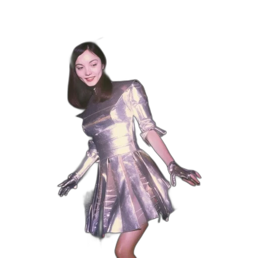 dress, robot, creature, jacket, 3d render, vaporwave, photorealistic, concept art transparent PNG cut-out