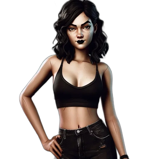concept art, fantasy art, comic book art, cartoon, dark, earth tones, animated, female transparent PNG cut-out