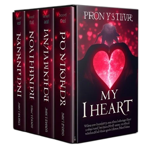 heart, series, boxed, set, books, kindle transparent PNG cut-out
