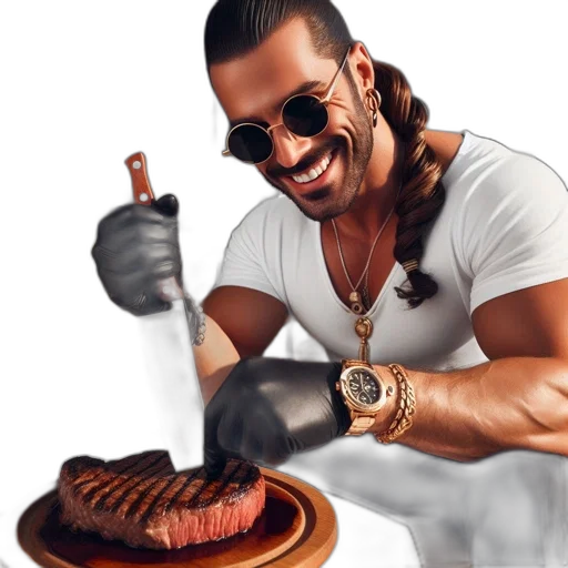food, animal, hair, weapon, photorealistic, concept art, 3d render, oil painting transparent PNG cut-out