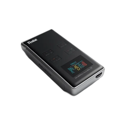 black, silver, electronic, device, digital, display, placed, white transparent PNG cut-out