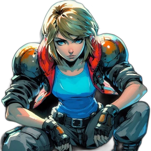 weapon, robot, face, concept art transparent PNG cut-out