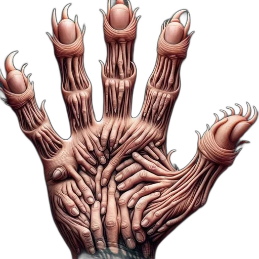 creature, concept art, 3d render, comic book art, fantasy art, intricately, detailed, surrealistic transparent PNG cut-out