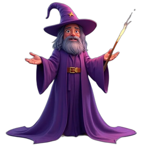 staff, hat, concept art, 3d render transparent PNG cut-out