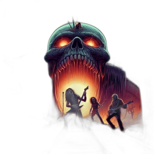mask, creature, concept art, fantasy art, comic book art, pixel art, fog, fire transparent PNG cut-out