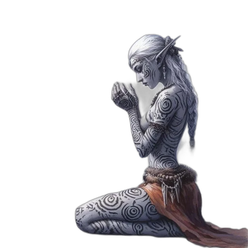 staff, jewelry, fantasy art, concept art, pencil sketch, comic book art, snowy, mountainous transparent PNG cut-out