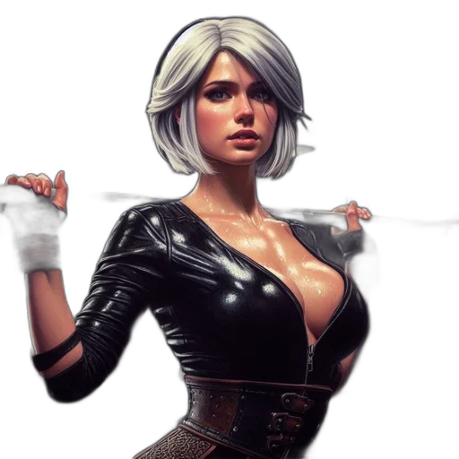 weapon, staff, jacket, concept art, comic book art, fantasy art, pixel art, dimly transparent PNG cut-out
