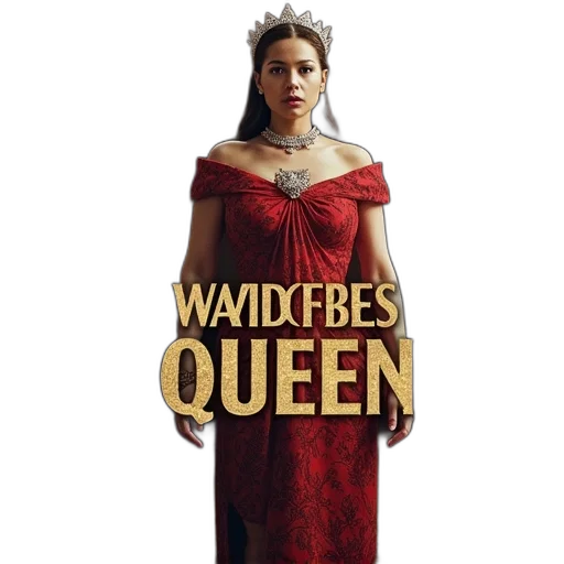 dress, crown, fantasy art, concept art, second, image, cropped, version transparent PNG cut-out