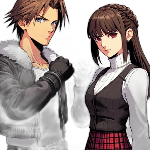 jacket, concept art, pixel art, anime transparent PNG cut-out