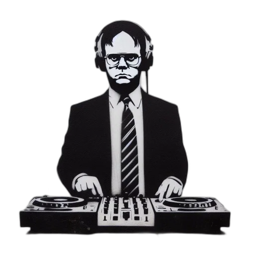 staff, cartoon, pixel art, concept art, comic book art, stenciled, mural, portrays transparent PNG cut-out