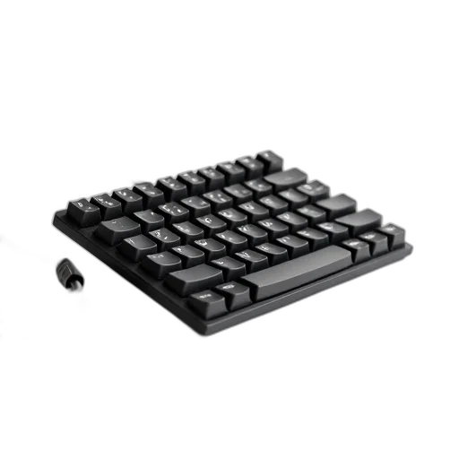 black, dell, computer, keyboard, usb, cable, attached, placed transparent PNG cut-out