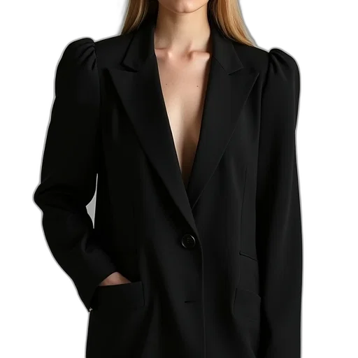 jacket, dress, staff, jewelry transparent PNG cut-out