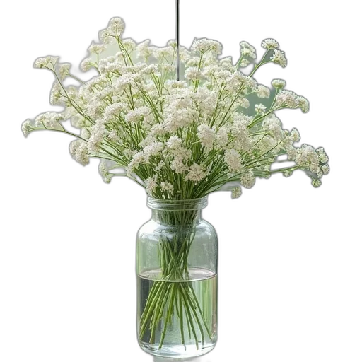 flower, crown, 3d render, photorealistic transparent PNG cut-out