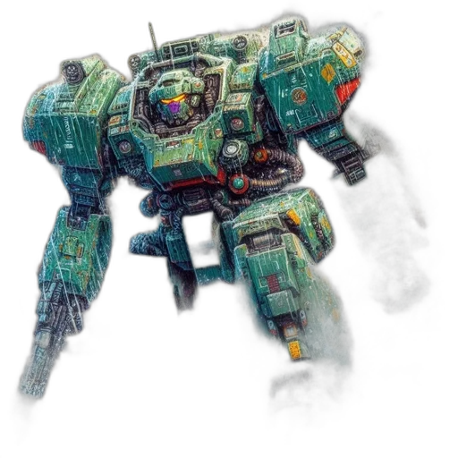robot, weapon, dragon, concept art, watercolor, fantasy art, pixel art, outer space transparent PNG cut-out