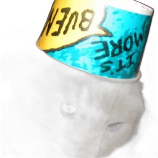 hat, crown, staff, animal, photorealistic, vaporwave, concept art, 3d render transparent PNG cut-out