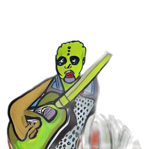 robot, mask, jacket, staff transparent PNG cut-out