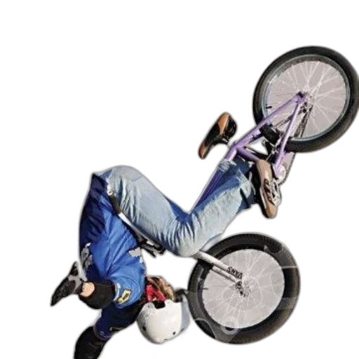 photorealistic, concept art, 3d render, pixel art, bmx, rider, mid-air, performing transparent PNG cut-out