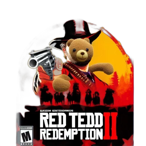 concept art, 3d render, pixel art, red, image, depicts, comedic, video transparent PNG cut-out