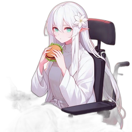 food, robot, staff, creature, anime, pixel art, concept art, fantasy art transparent PNG cut-out