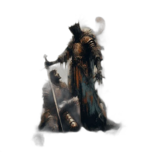 staff, sword, weapon, creature, concept art, fantasy art, pixel art, comic book art transparent PNG cut-out