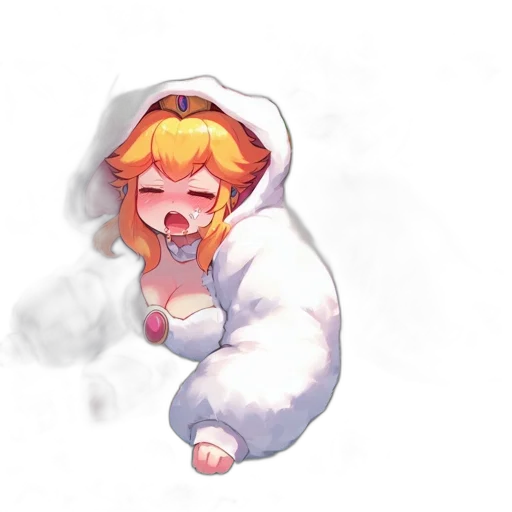 creature, staff, mask, pixel art, concept art, watercolor, anime, snow transparent PNG cut-out
