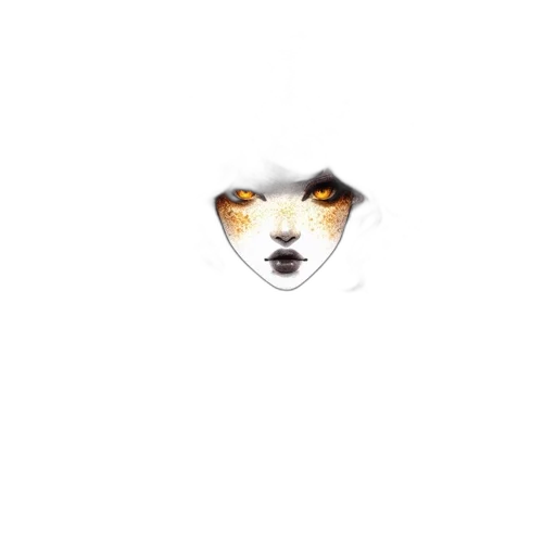 face, mask, animal, creature, pixel art, concept art, photorealistic, anime transparent PNG cut-out