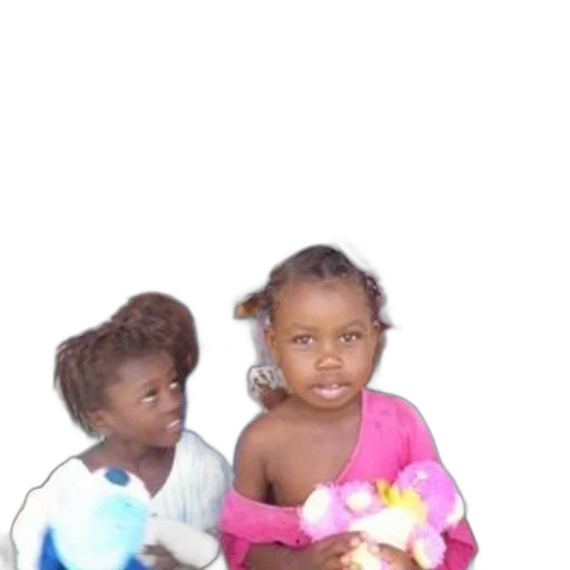 3d render, photorealistic, concept art, group, children, hold, stuffed, animals transparent PNG cut-out