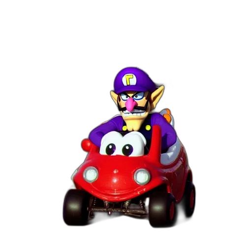 car, robot, animal, hat, 3d render, pixel art, concept art, road transparent PNG cut-out