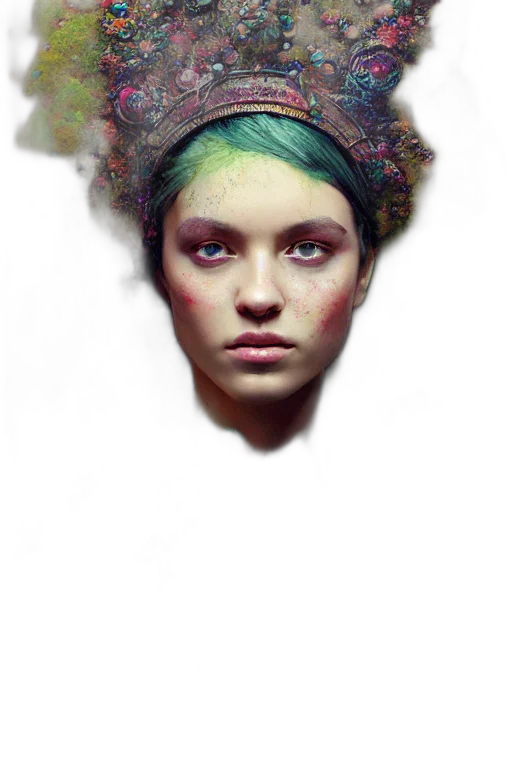 face, crown, hat, hair transparent PNG cut-out