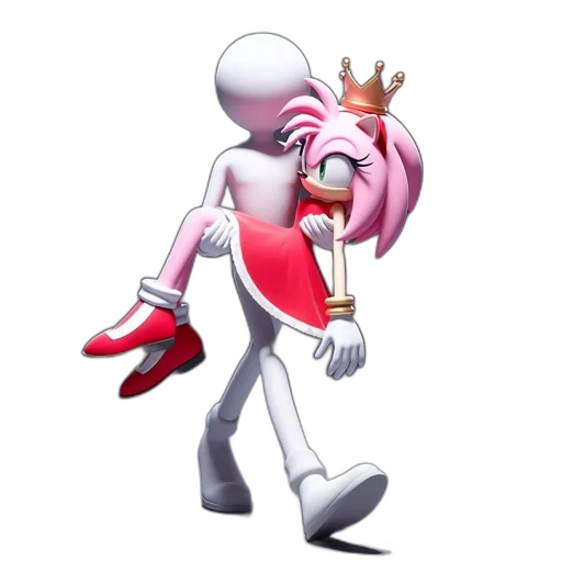 robot, staff, creature, jacket, concept art, 3d render, vaporwave, cartoon transparent PNG cut-out