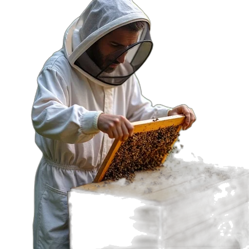 food, jacket, beekeeper, pulls transparent PNG cut-out