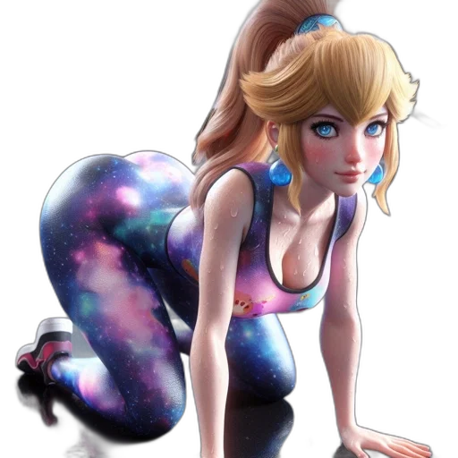 dress, staff, creature, concept art, anime, fantasy art, cartoon, outer space transparent PNG cut-out